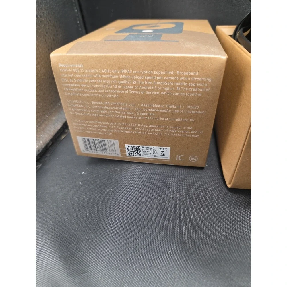 SimpliSafe Indoor Camera 1080p SimpliCam Model SSCM2